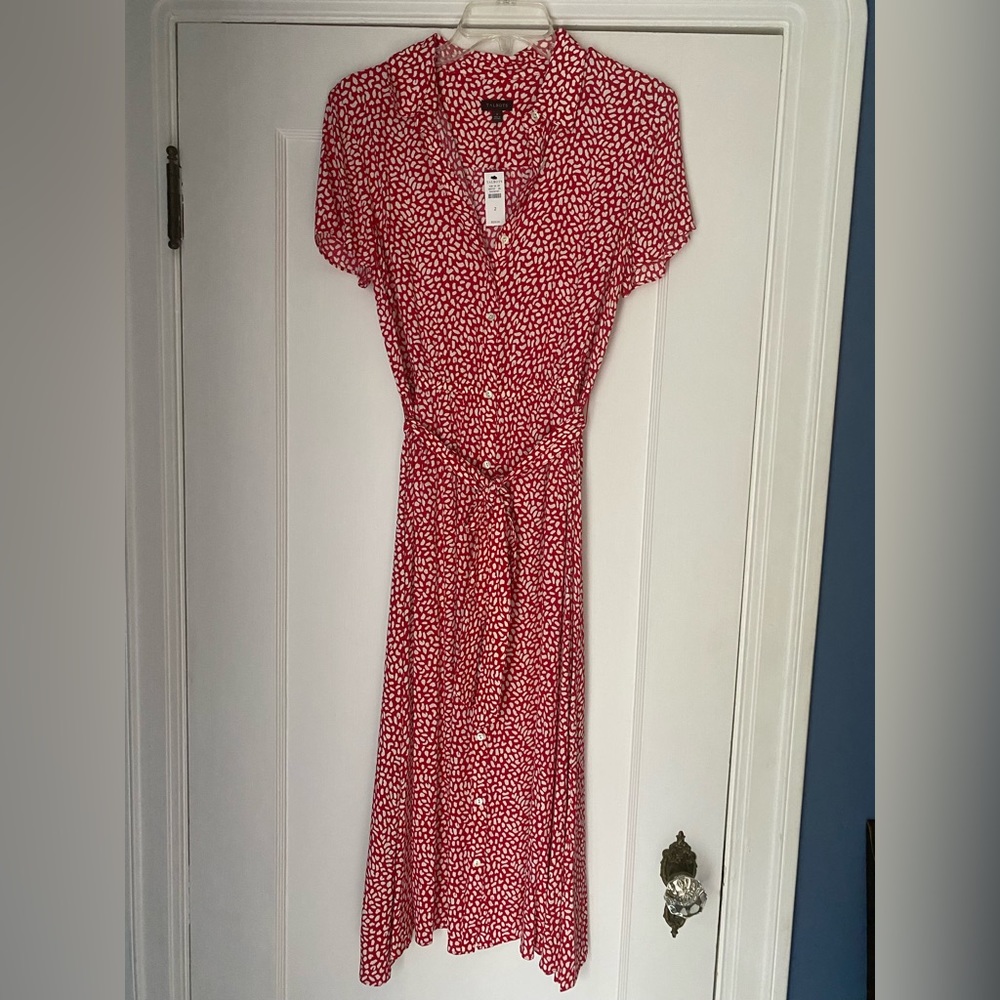 Brand new red dress from Talbots.